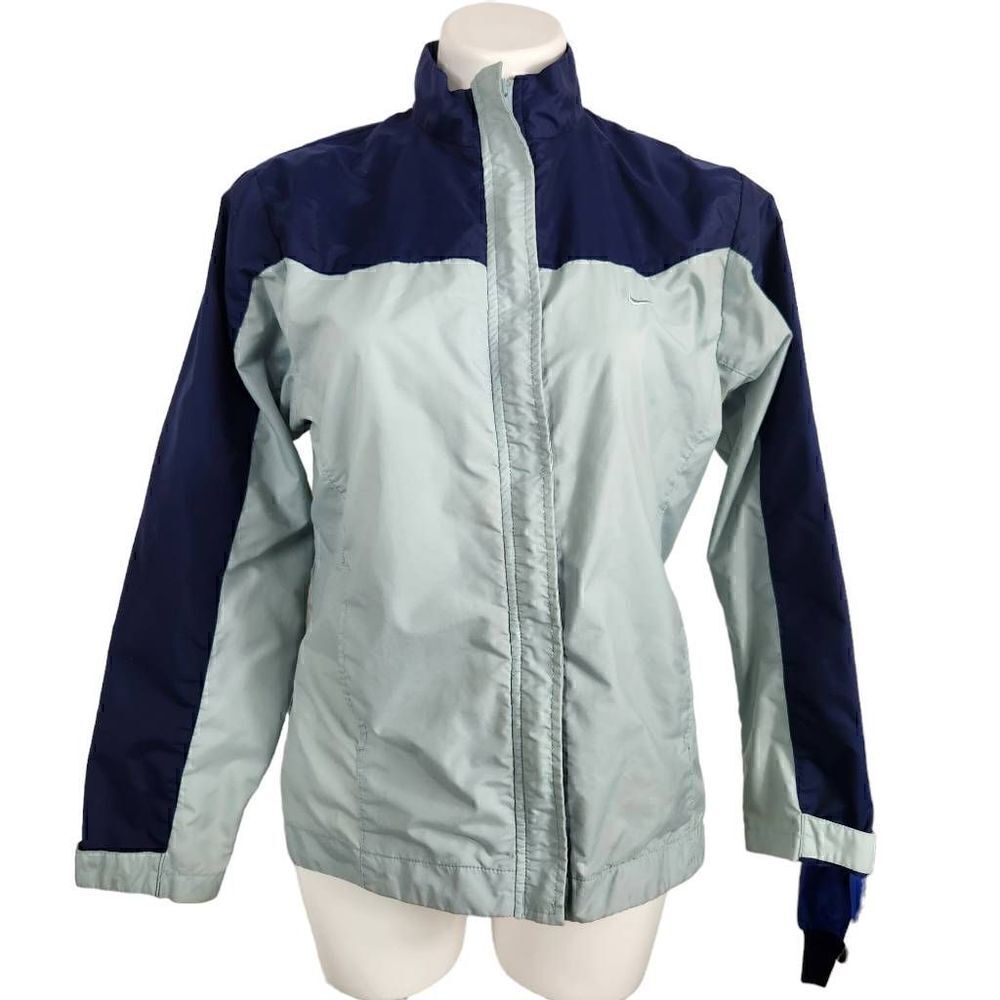 Nike windbreaker athletic wear blue Size small